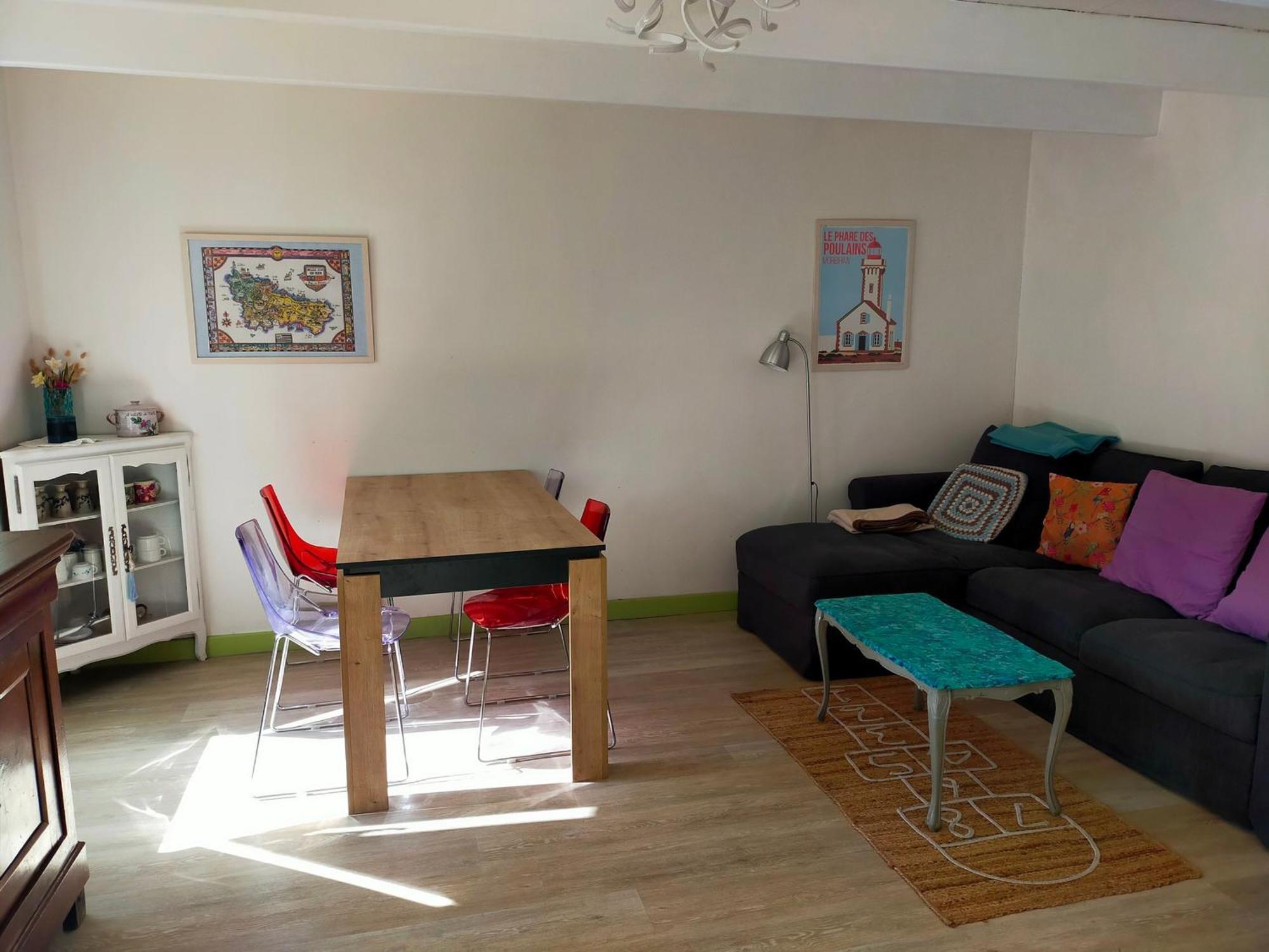 Maison Cosy Avec Jardin, Centre De Sauzon, 200M Du Port, 3 Chambres, Wifi, Terrasse Et Barbecue - Fr-1-418-211 Экстерьер фото